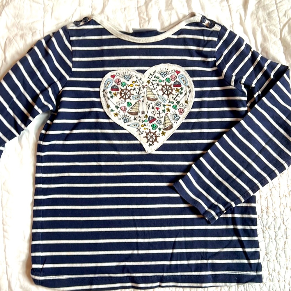 Hanna Anderson Nautical Stripe Shirt